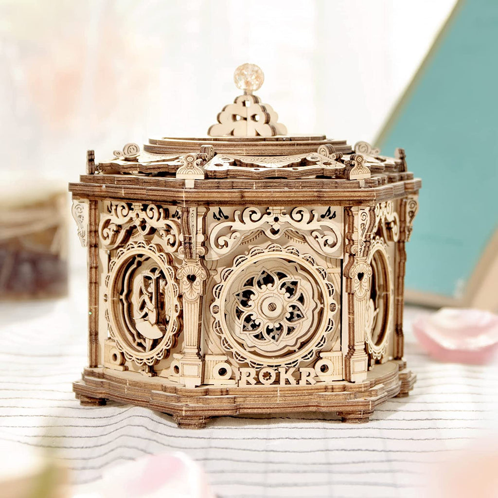 Secret Garden Mechanical Music Box 3D Wooden Puzzle
