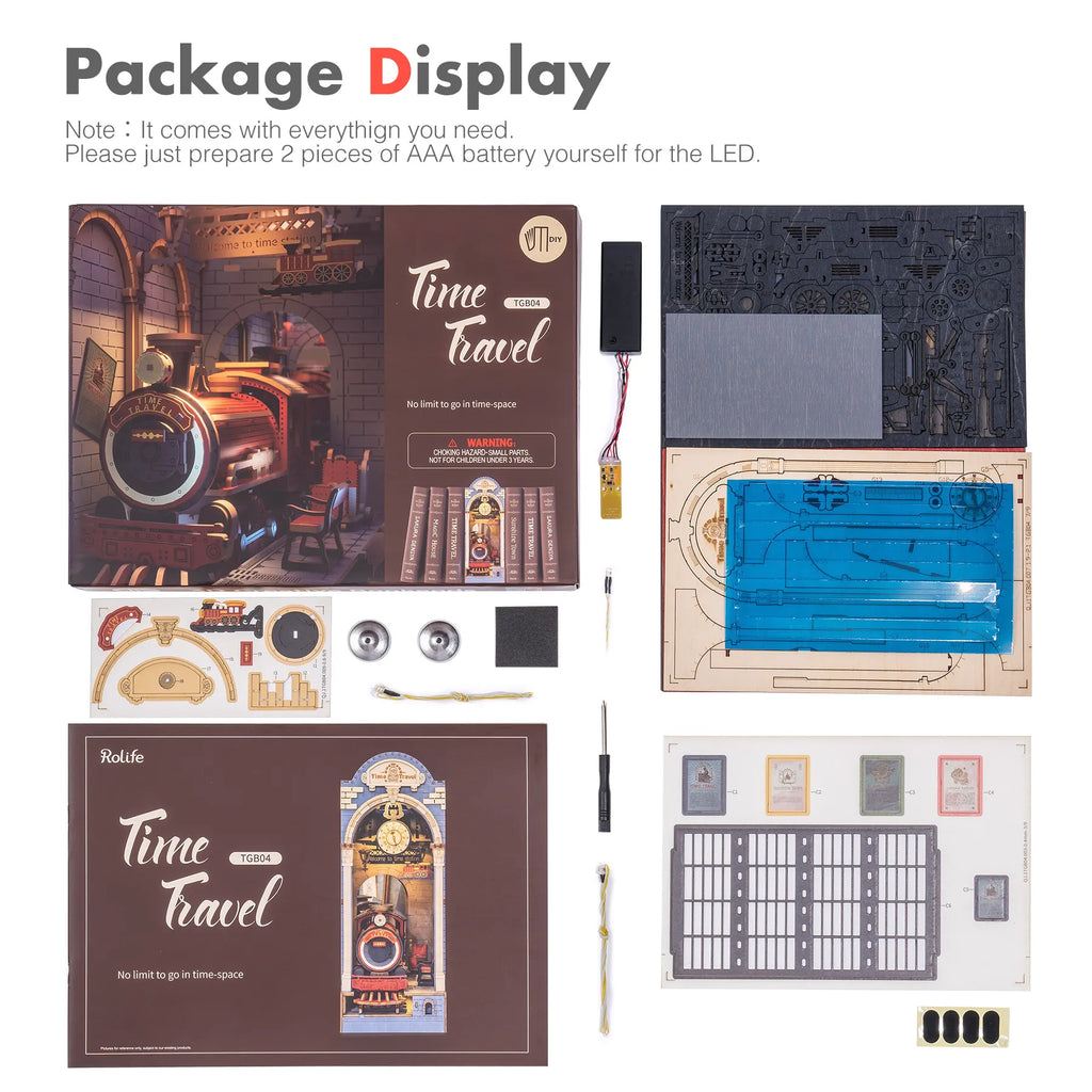 Time Travel Book Nook 3D