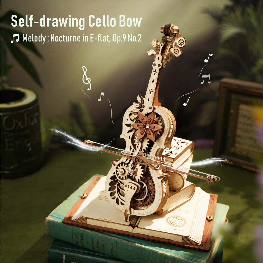 Magic Cello Mechanical Music Box