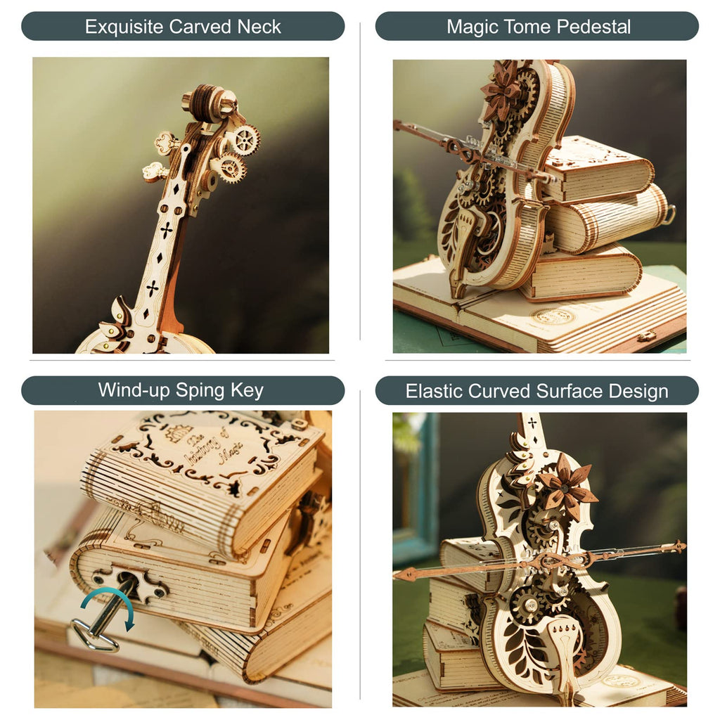 Magic Cello Mechanical Music Box