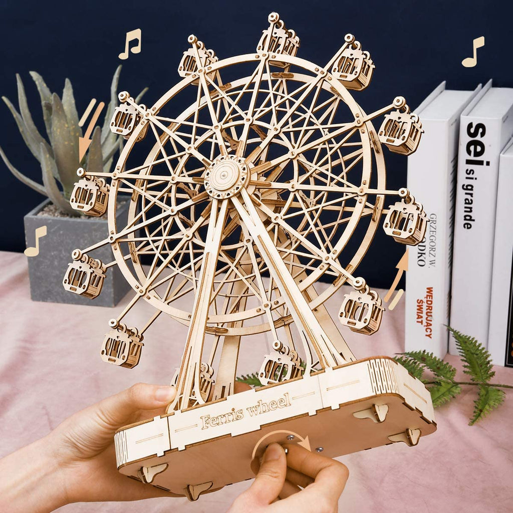 Ferris Wheel 3D Wooden Puzzle Music Box