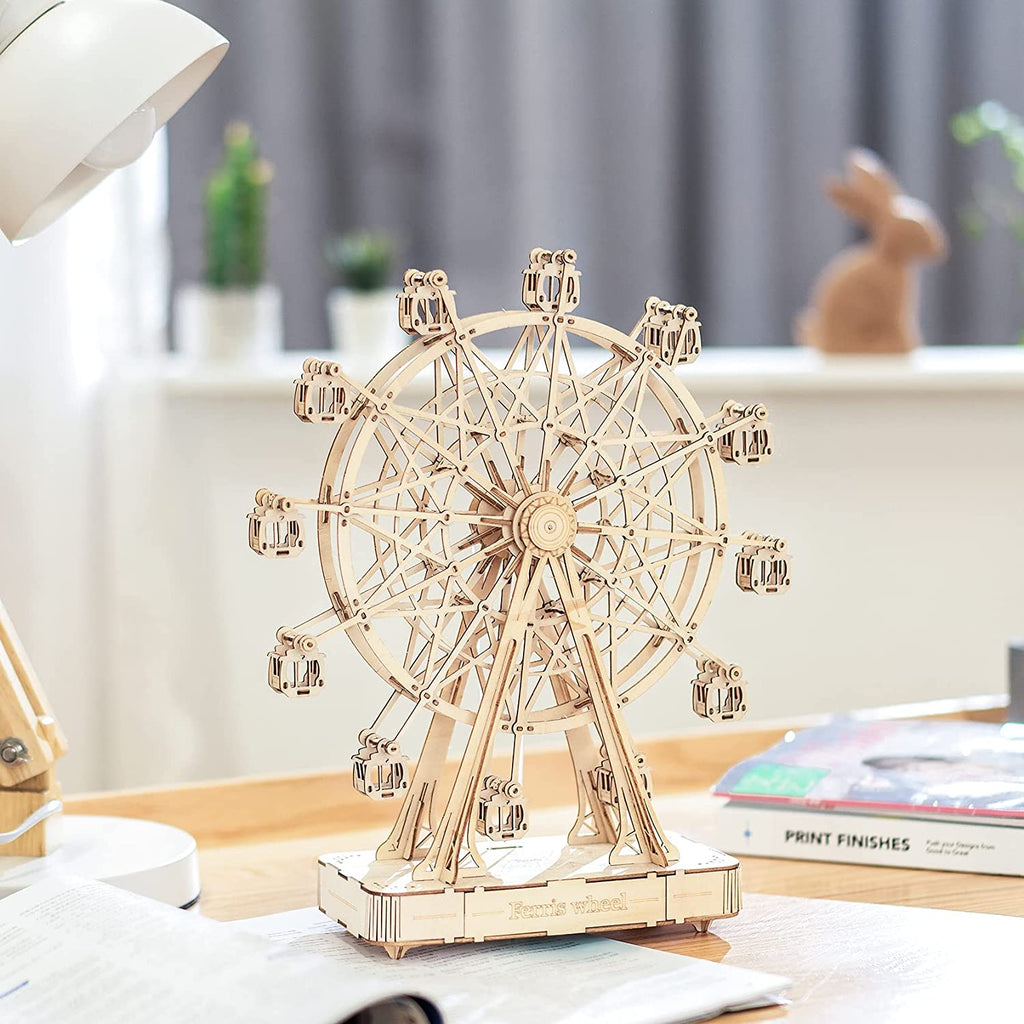 Ferris Wheel 3D Wooden Puzzle Music Box