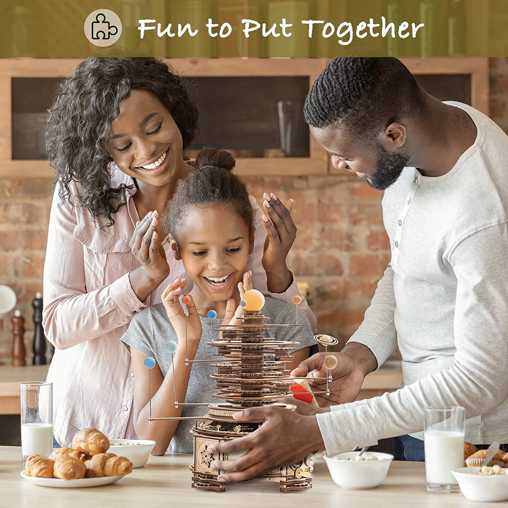 Orerry Mechanical Planetory Trajectory 3D