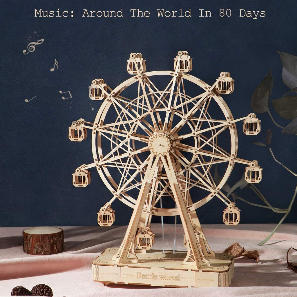Ferris Wheel 3D Wooden Puzzle Music Box