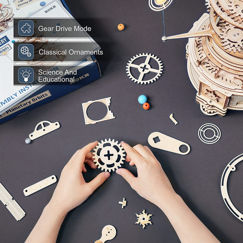 Orerry Mechanical Planetory Trajectory 3D