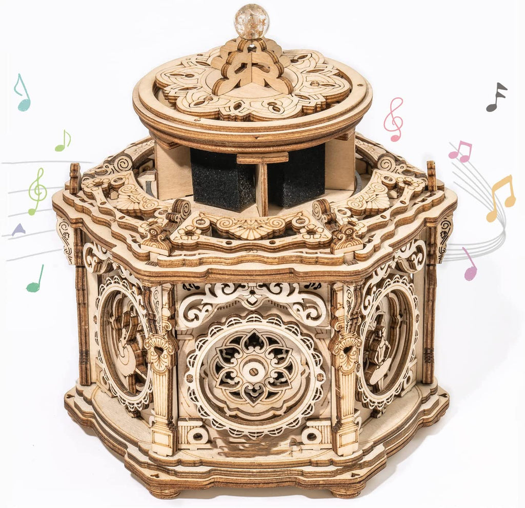 Secret Garden Mechanical Music Box 3D Wooden Puzzle