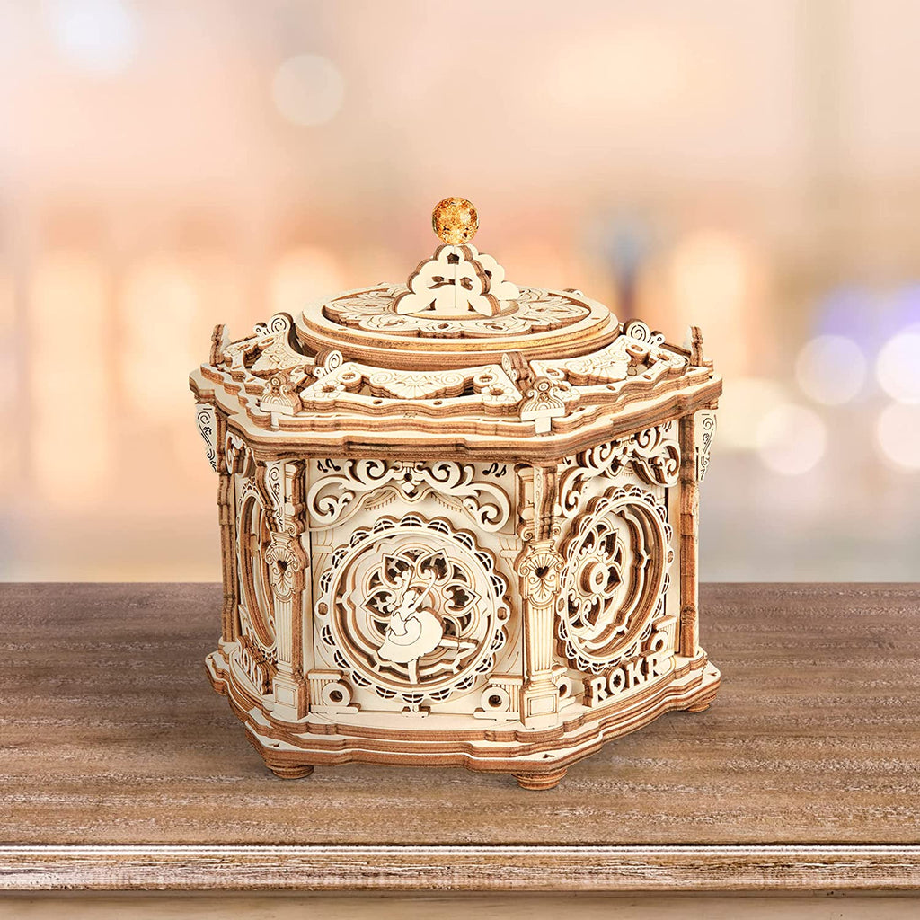Secret Garden Mechanical Music Box 3D Wooden Puzzle