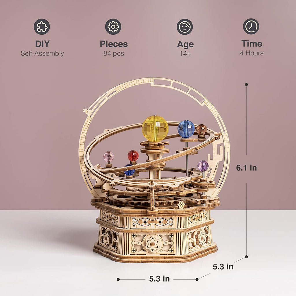 Starry Night Mechanical Music Box 3D