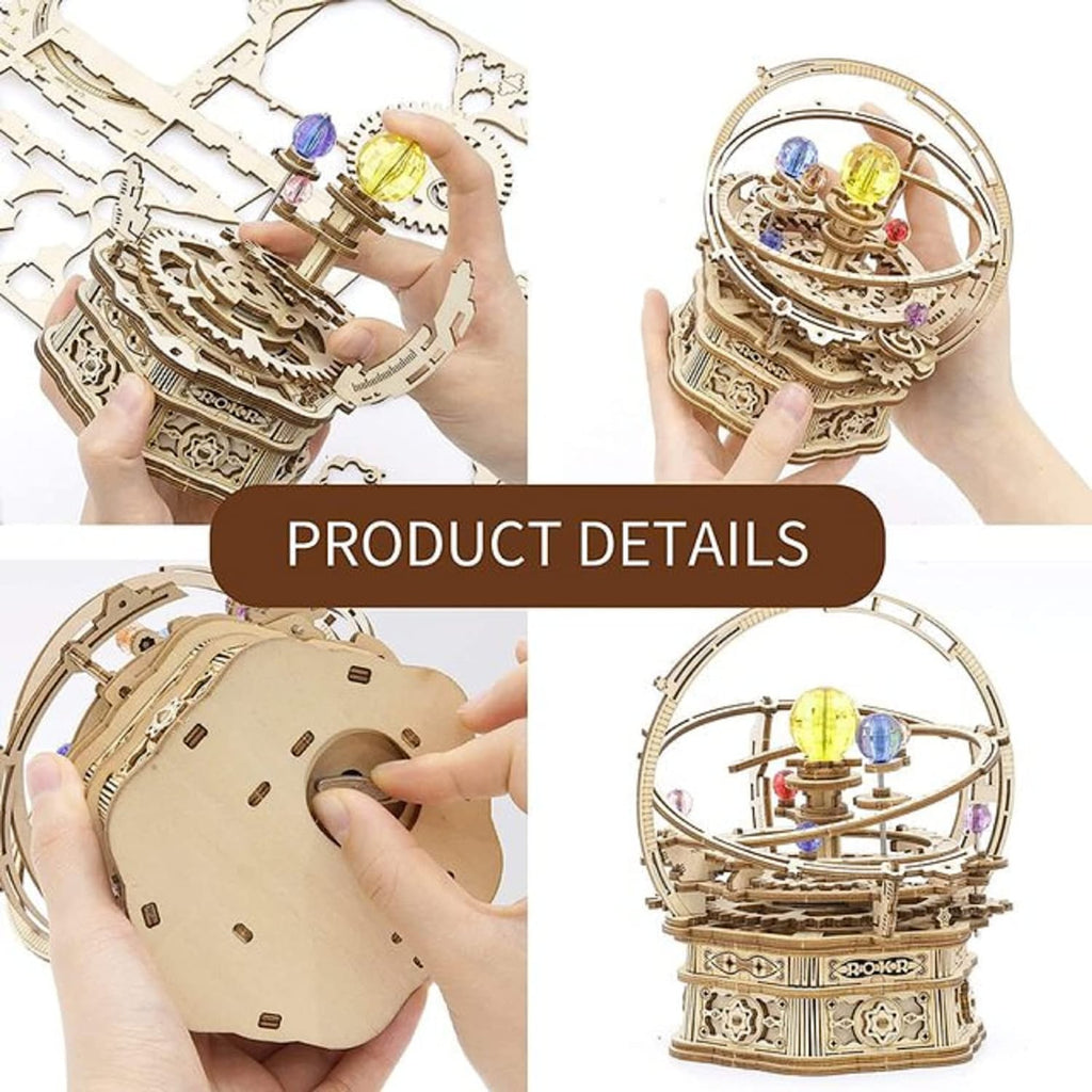 Starry Night Mechanical Music Box 3D